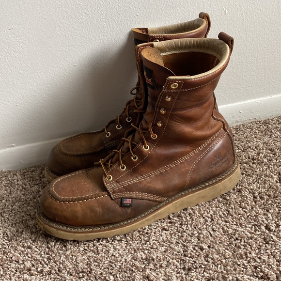 Thorogood Moc Toe Boots | safety toe boots | leather work boots - Picture 2 of 6